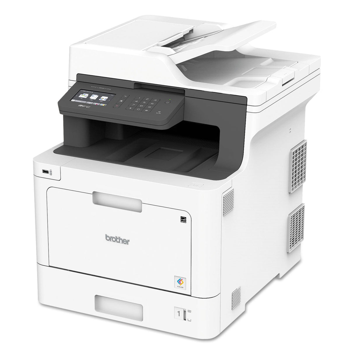 Brother Printer MFCL8610CDW Business Color Laser All-in-One with Duplex Printing and Wireless Networking, White, 21.2" x 17.1" x 20.7" Brother