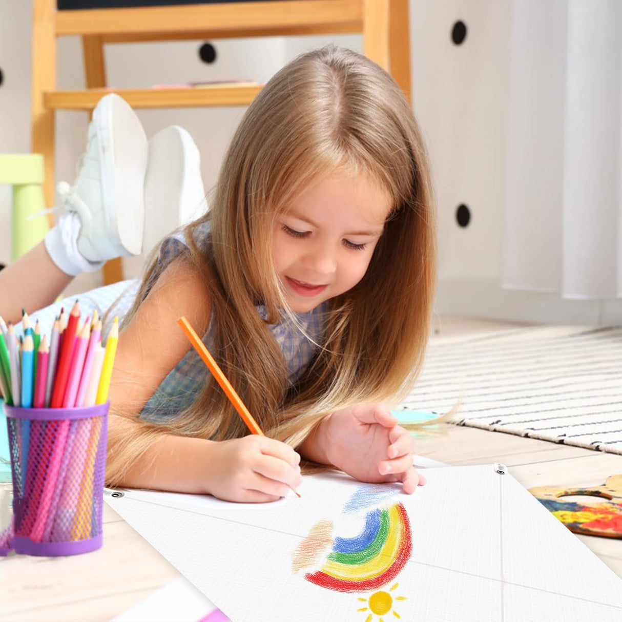 DIY Kite Kits for Kids, Blank Diamond Kite Set for Boys and Girls Coloring/Painting/Drawing, White Diamond Making Set for Toddlers (4 Pack) Kaiciuss