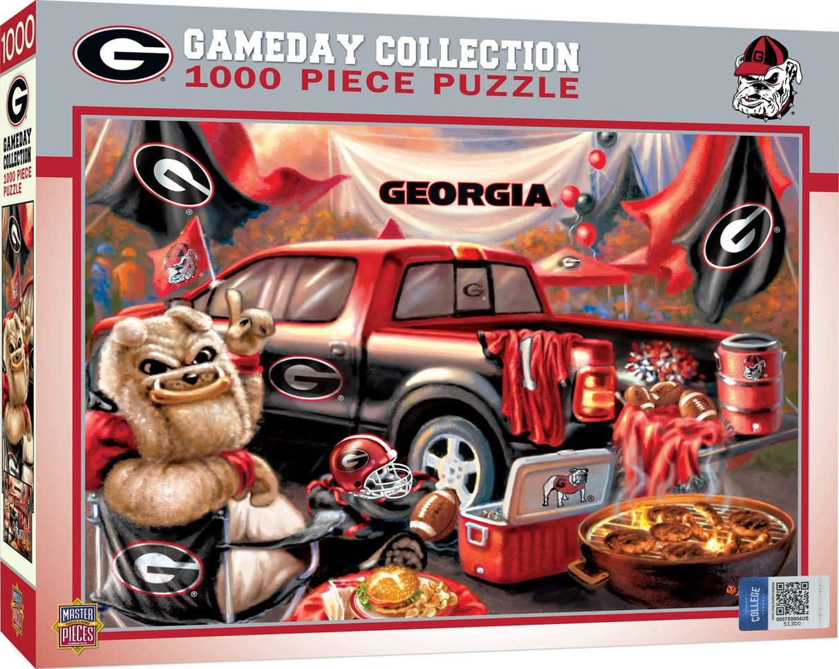 MasterPieces NCAA Gameday Puzzles Collection - Georgia NCAA Gameday Collection 1000 Piece Jigsaw Puzzle, 19.25" x 26.75" Masterpieces