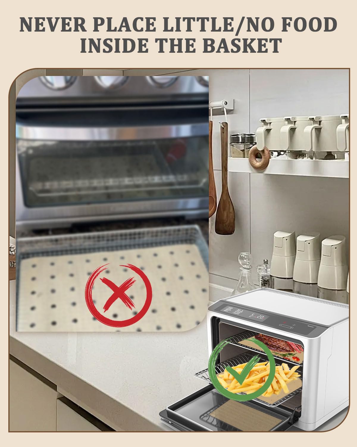 Air Fryer Liners Disposable,Air Fryer Liners Perforated,Rectangular air fryer parchment paper liners For Baking Oven,Accessories For Cuisinart、Foodi、Cosori、Breville Etc.(9x11 Inch 150 Pcs) Indulward