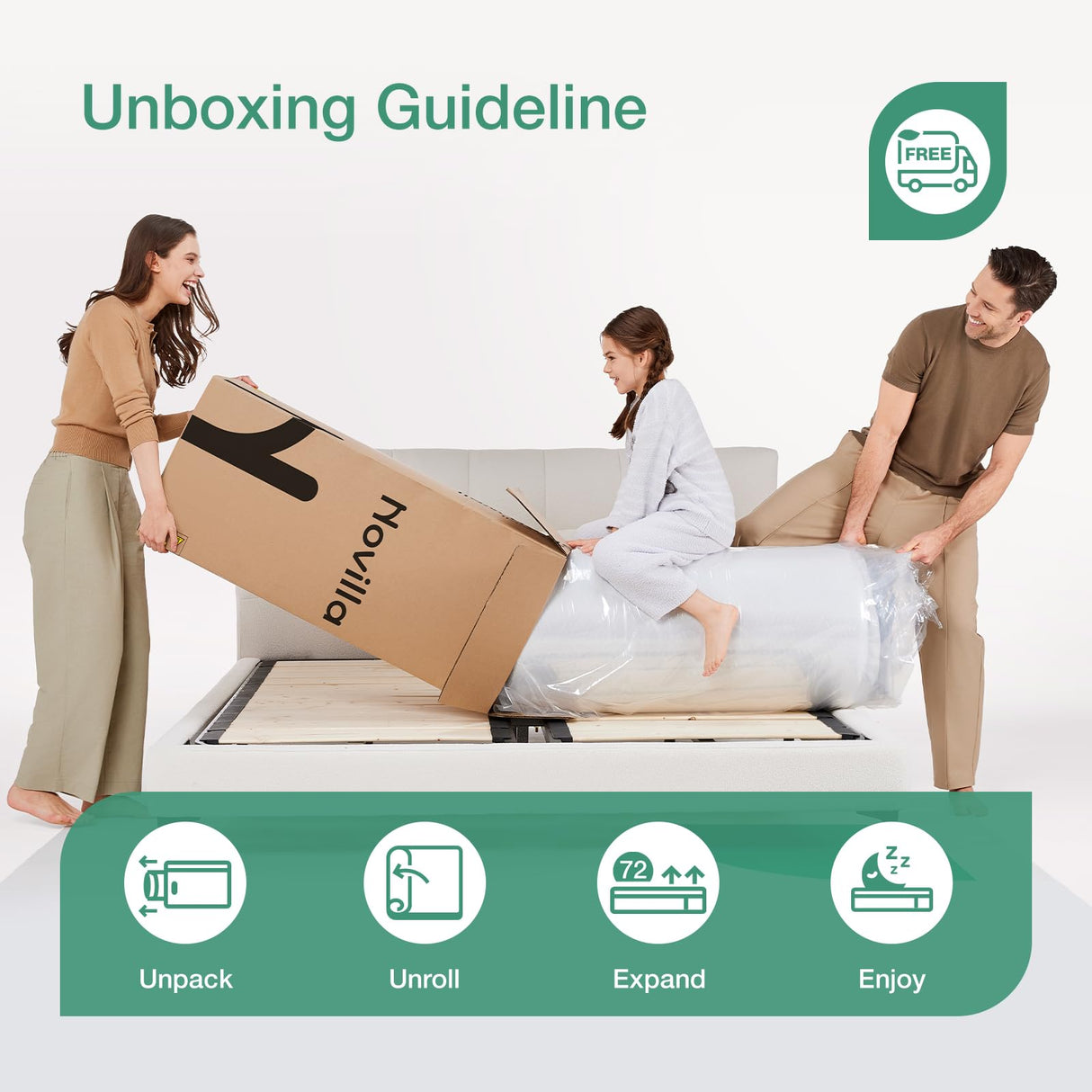 Novilla 6 Inch Twin Mattress,Bonnell Spring Hybrid Mattresses for Spine Support & Cooling Comfort - Twin Bed Mattress,Adaptive Foam Layer with Firm Feel - CertiPUR-US Certified for Youth/Guest Rooms Novilla