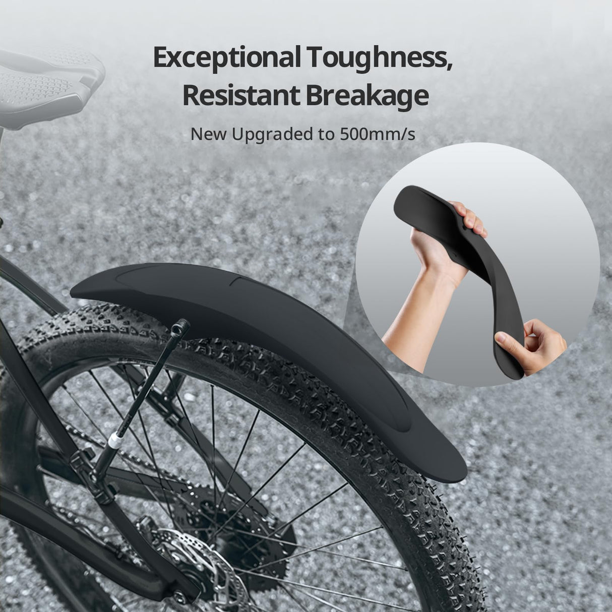 ANYCUBIC Tough Resin 2.0, 3D Printer Resin with Upgraded High Toughness and High Precision, 365-405nm Fast Curing 3D Resin for 4K 8K LCD/DLP/SLA 3D Printing (Black, 1kg) ANYCUBIC