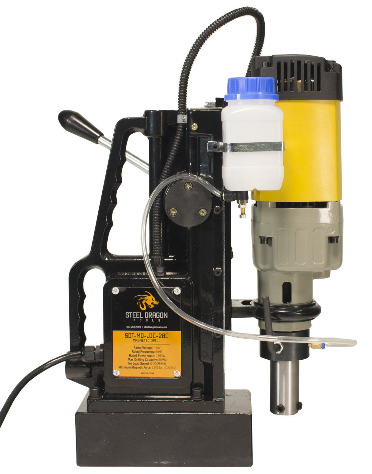 Steel Dragon Tools MD50 Magnetic Drill Press with 13pc 1in. HSS Annular Cutter Kit Steel Dragon Tools