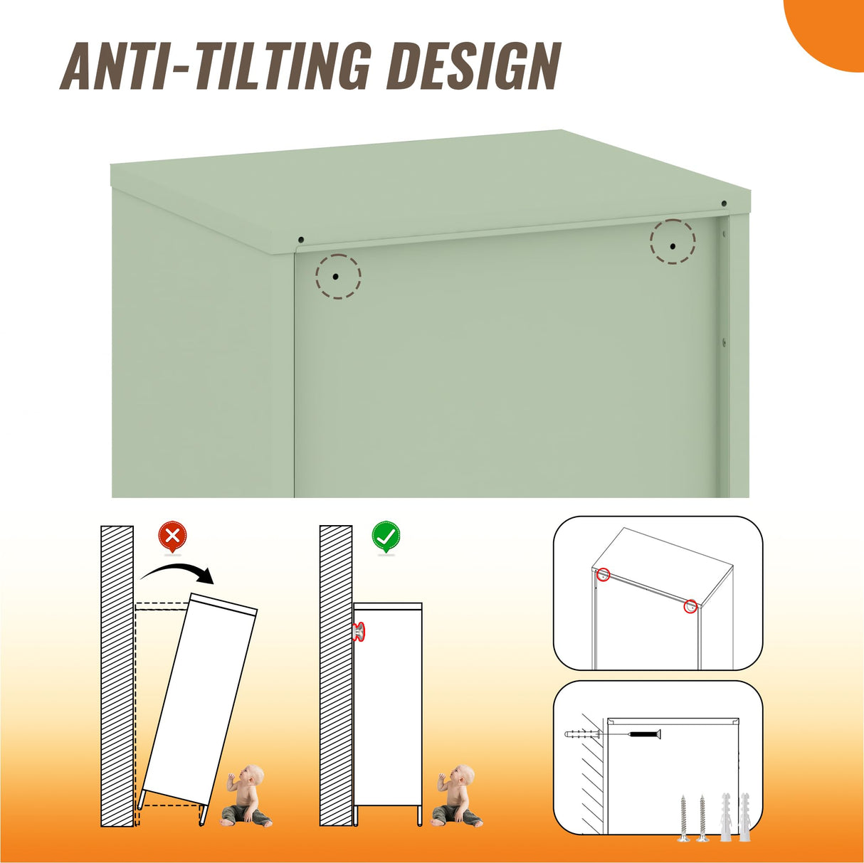 Steehoom Locker Cabinet, 59.06" H Green Metal Locker Storage Cabinet for Employees with Locking Door and 2 Shelves Kids Locker Tool File Cabinets for Bedroom, Home Office, Garage, Bathroom Steehoom