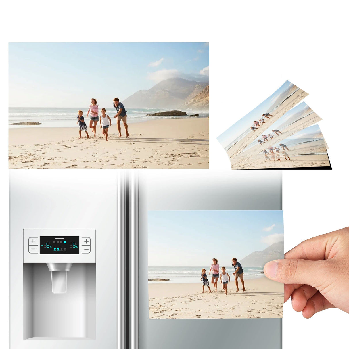 Mr. Pen- Adhesive Magnetic Sheets, 8" x 10", 4 Pack, Magnetic Sheet, Magnetic Paper, Magnet Paper Sheets, Magnetic Sheets with Adhesive Backing, Flexible Magnetic Sheet, Photo Magnets, Magnet Sheet Mr. Pen