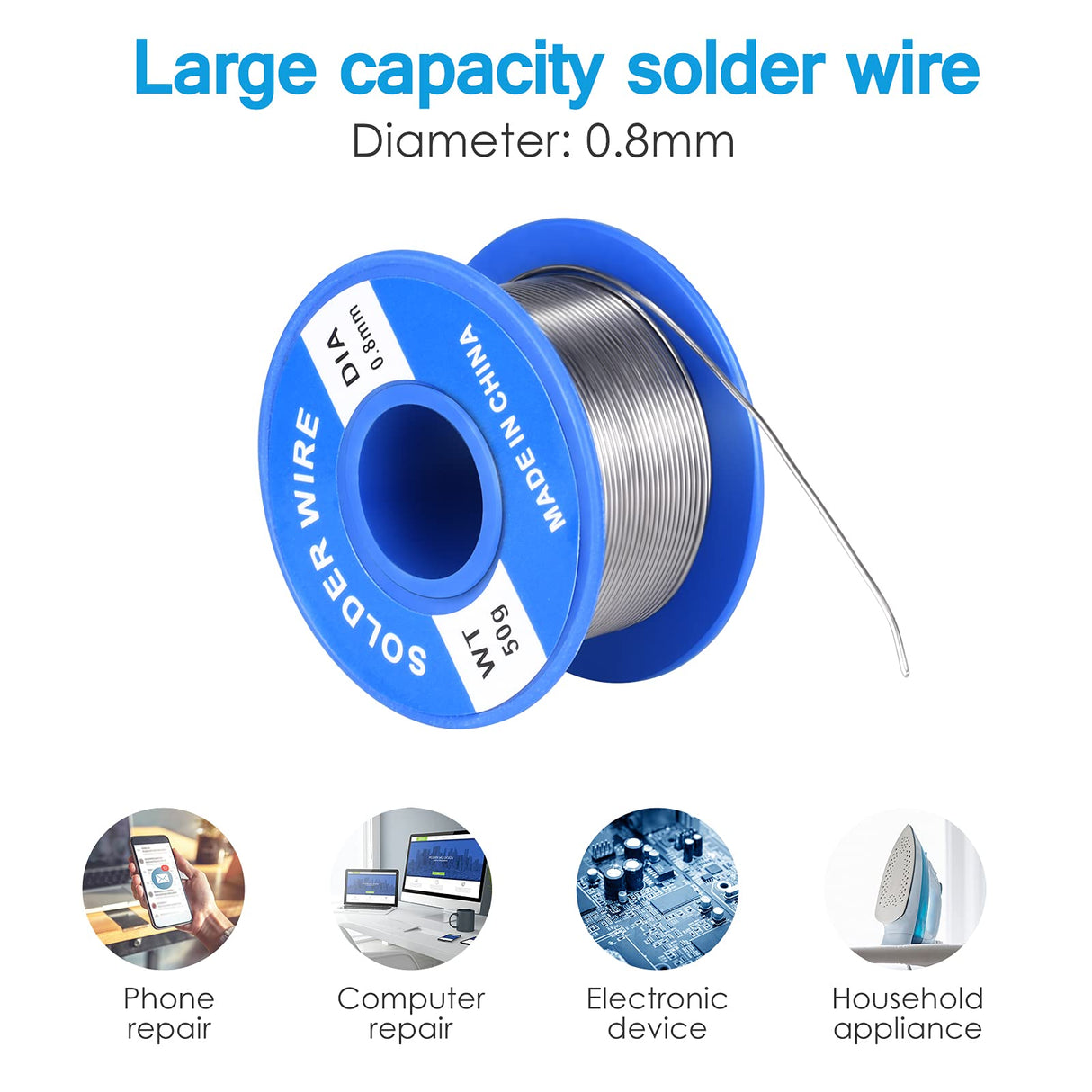 Soldering Iron Kit, Adjustable Temperature 13-in-1 60W Soldering Tool, Solder Kit Electronics with ON/Off Switch, 5 Soldering Tips, Solder Sucker, Stand, Tweezers, Solder Wire, Wire Cutter, Carry Bag KLARYTYMA