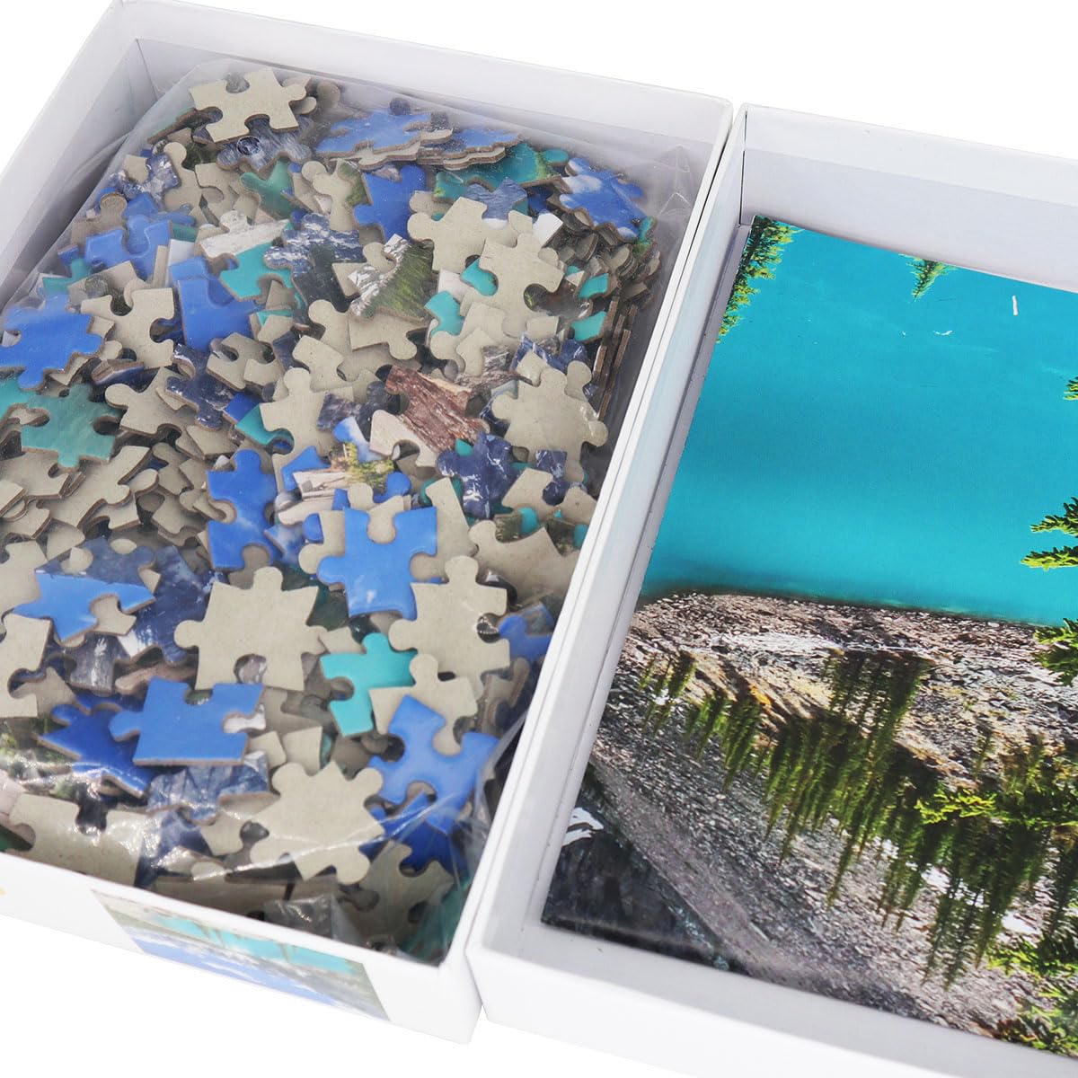 LI-LOVE Jigsaw Puzzles for Adults 500 Pieces Canada Rocky Mountain Banff National Park 500 Piece Puzzle Thick Sturdy Cardboard Precise Interlocking Family Game Age 14+ LI-LOVE