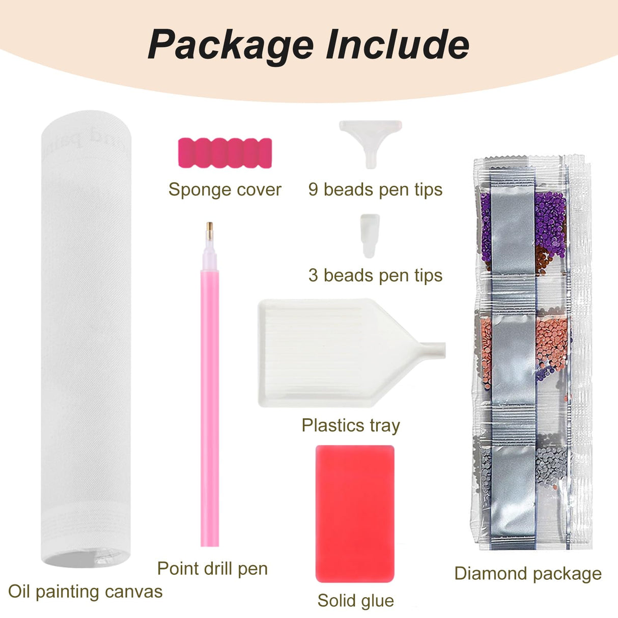 SJUTOUCI Puppy Diamond Painting Kits for Adults, Dog Diamond Art Kits for Beginner, 5D DIY Painting with Diamonds, Full Drill Round Gem Art Craft Home Decor 12x12 inch, Animal SJUTOUCI