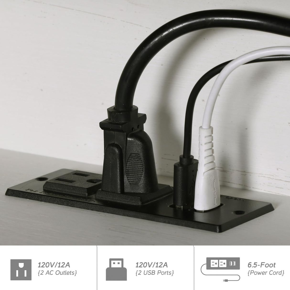 WAMPAT Floating TV Stand for TVs up to 80 Inch, Wood Floating Entertainment Center with Sliding Barn Door, Floating TV Shelf for Living Room, Bedroom, Antique White WAMPAT