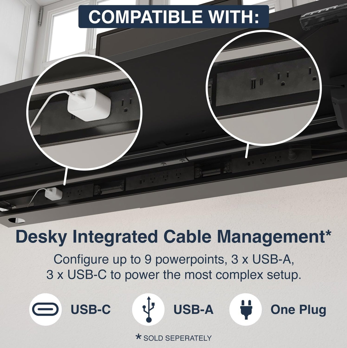 Desky Single Sit Stand Desk - Adjustable Standing Desk - Ergonomic Sit & Stand Up Desk - 71x29.5" Electric Standing Desk - Adjustable Height Table - Sit to Stand Desk - Height Adjustable Desk, Black Desky