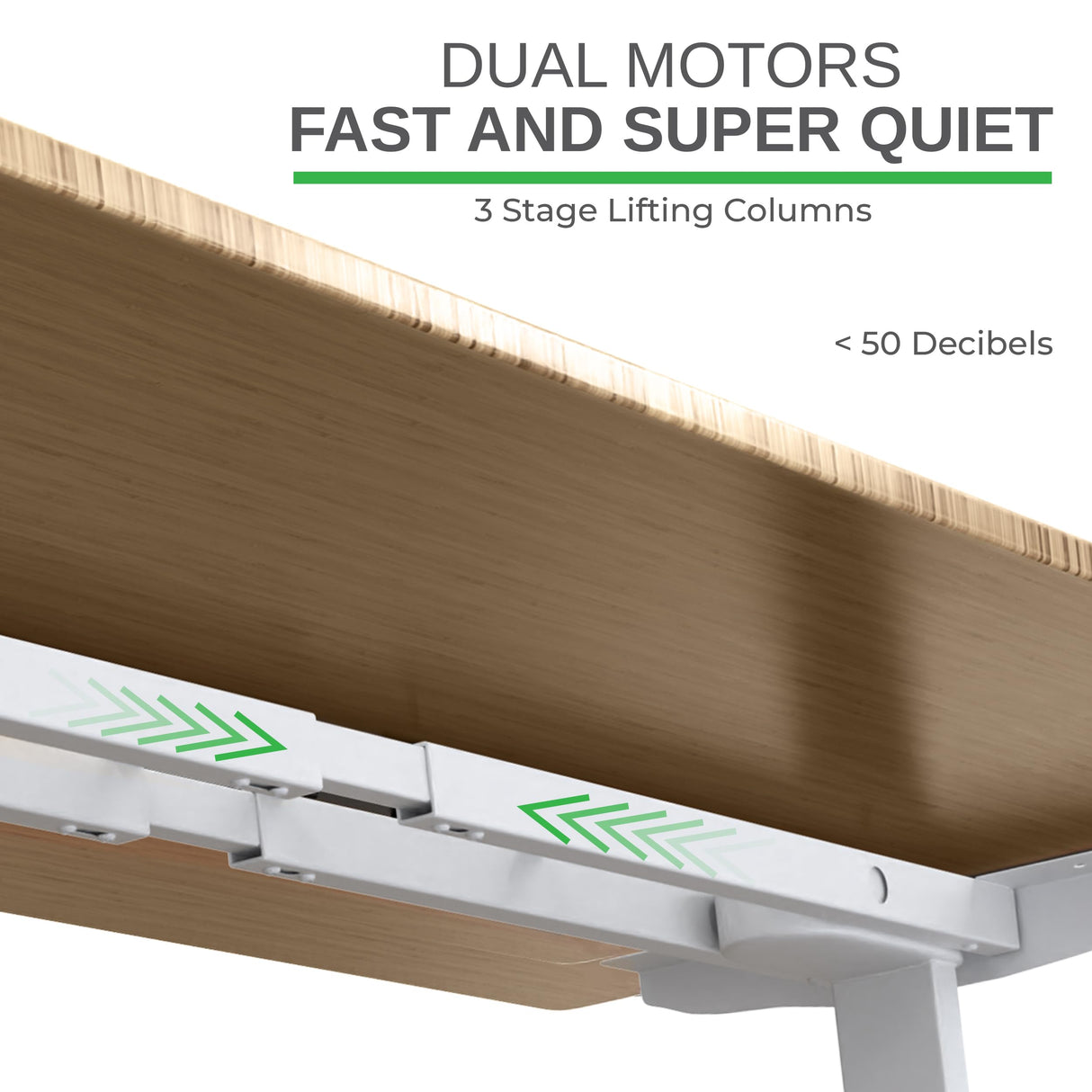 Uncaged Ergonomics Rise Up Standing Desk Legs – Dual Motor Standing Desk Frame with Memory Electric Standing Desk Frame Height Adjustable Table Legs for Sit Stand Desk Base Electronic Rising Desk Uncaged Ergonomics