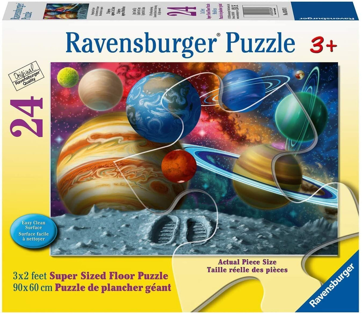 Ravensburger Stepping Into Space - 24 Piece Floor Jigsaw Puzzle for Kids | Pieces Fit Like A Dream | Enhances Hand-Eye Coordination | Certified by The Forest Stewardship Council Ravensburger
