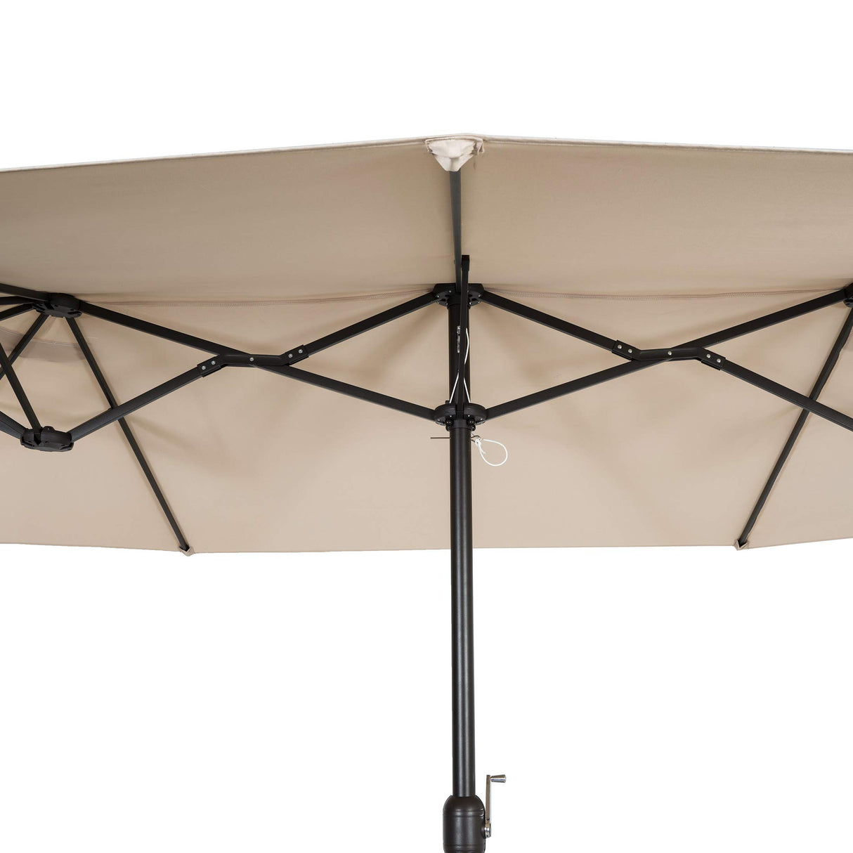 WO Home Furniture 15 ft x 9 ft Double Sided Twin Market Table Umbrella, Extra Long for Outdoor Patio Balcony Garden (Lime Green) WO WESTIN OUTDOOR