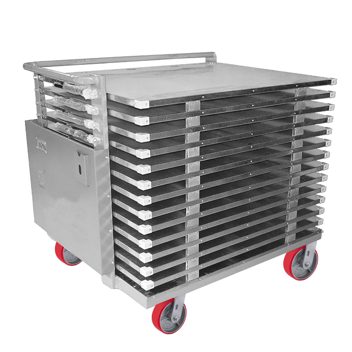 8"X 2" Heavy Duty Casters Wheels - Industrial Caster Wheels Polyurethane Caster Wheel with Strong Load-bearing Capacity 6000 LB, heavy duty casters wheel -set of 4, Widely Used in Tool Box, Trail Jack SY America