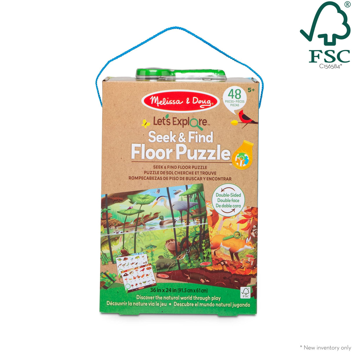 Melissa & Doug Double-Sided Seek & Find Puzzle - FSC Certified Melissa & Doug