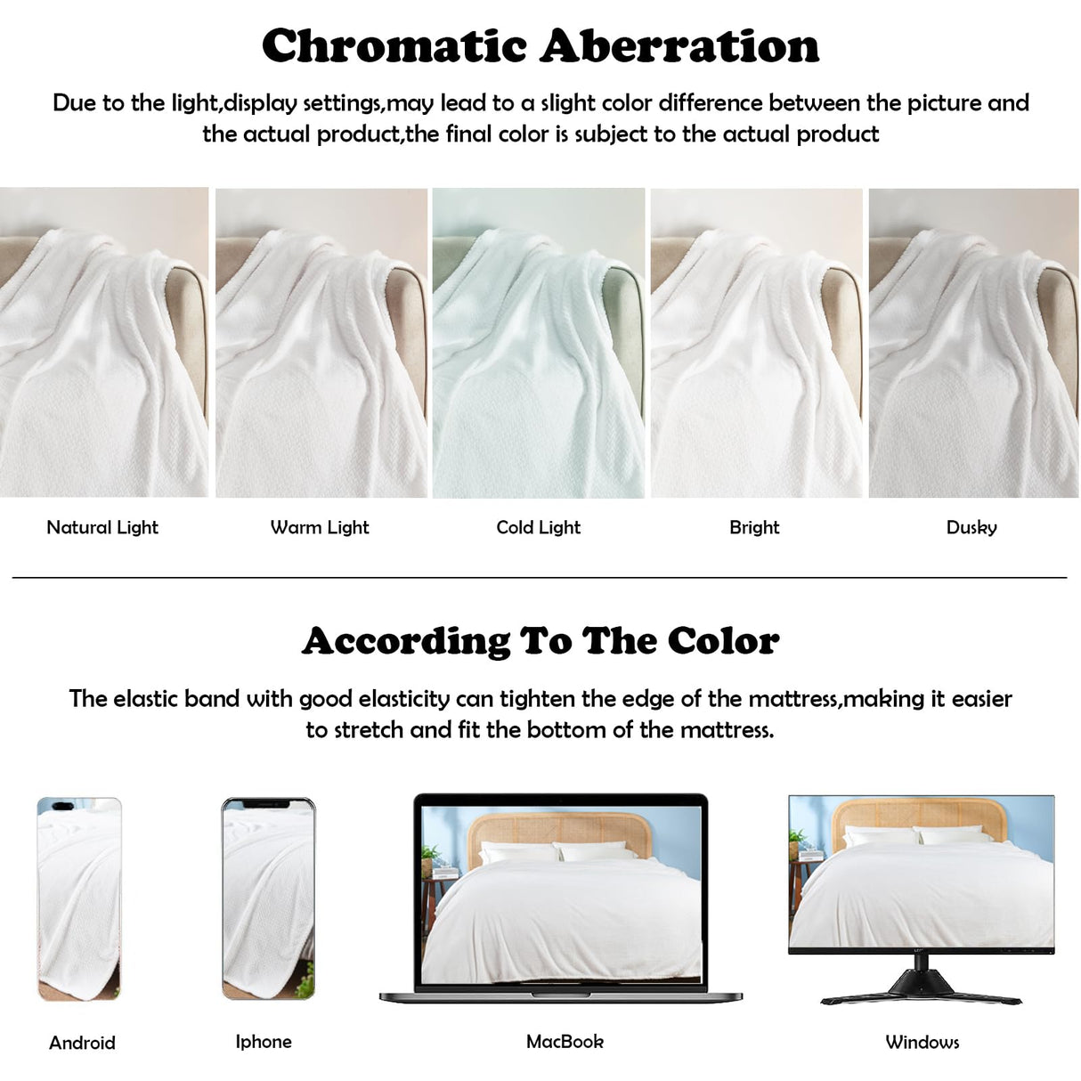 NEWCOSPLAY Super Soft Throw Blanket White Premium Silky Flannel Fleece Leaves Pattern Lightweight Bed Blanket All Season Use (White, Throw(40"x50")) NEWCOSPLAY