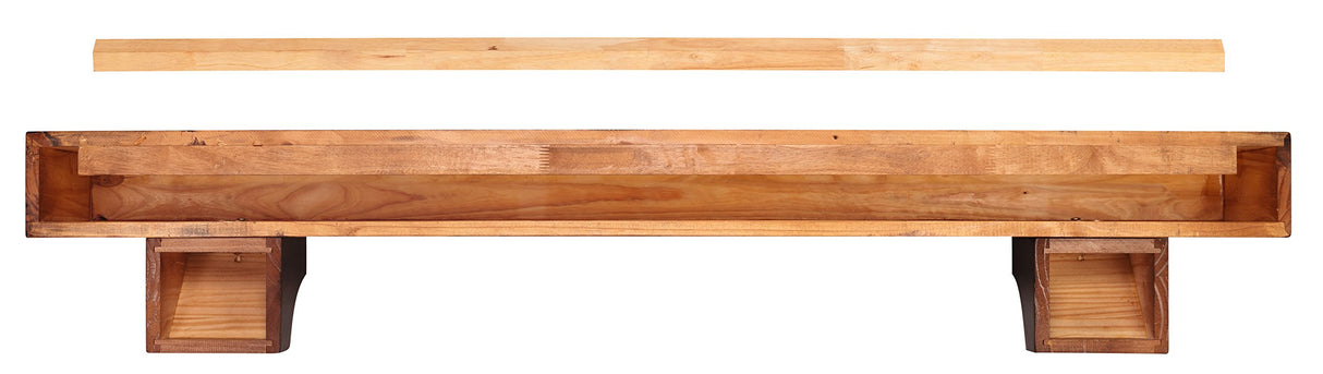 Pearl Mantels 412-60-70 Shenandoah Pine 60-Inch Fireplace Mantel Shelf, Rustic Cherry Pearl Mantels