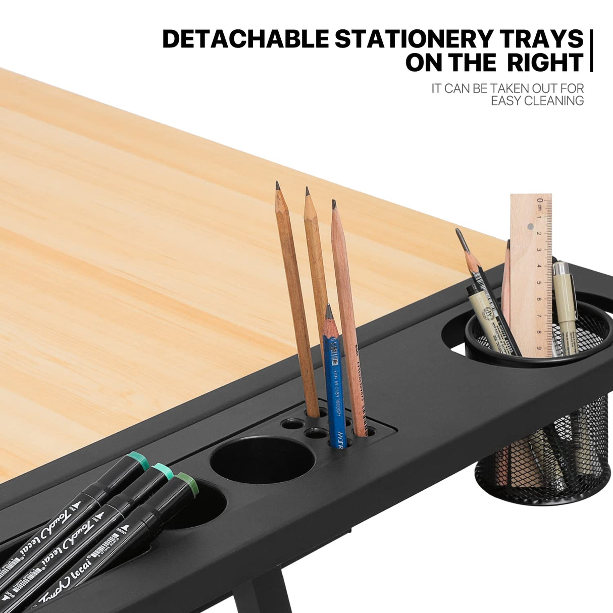 MoNiBloom Adjustable Drafting Table & Stool Set with Storage, Versatile Art Desk and Craft Center Home Study Room Artist Desk MoNiBloom