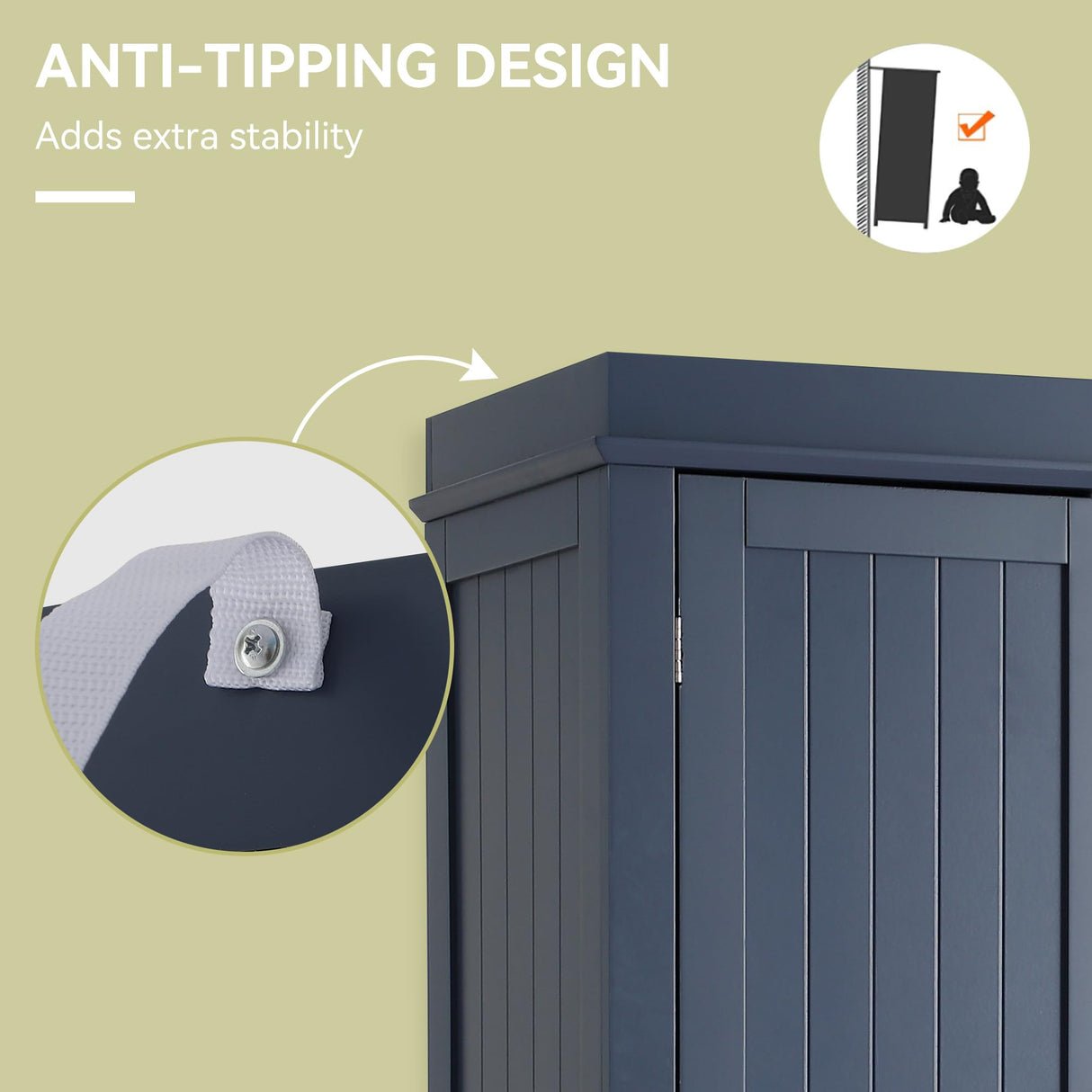 LOUVIXA 72" Kitchen Pantry Storage Cabinet, Freestanding Cupboard with 2 Cabinets, Drawer and Adjustable Shelves, Tall Storage Cabinet for Kitchen, Dinning Room, Living Room in Grey Blue LOUVIXA