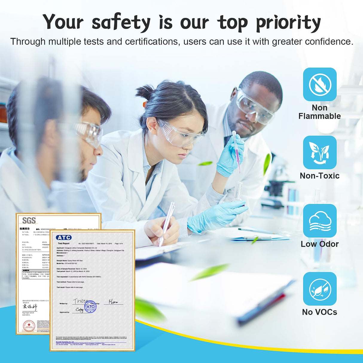 Clear Epoxy Resin, Bubble Free, Table Top, Art, Craft, Jewelry Casting, DIY, Tumblers & Wood, Food Safe, Heat & UV Resistant - 2 Part Resin Kit (16 Ounces) Crisbaiyart