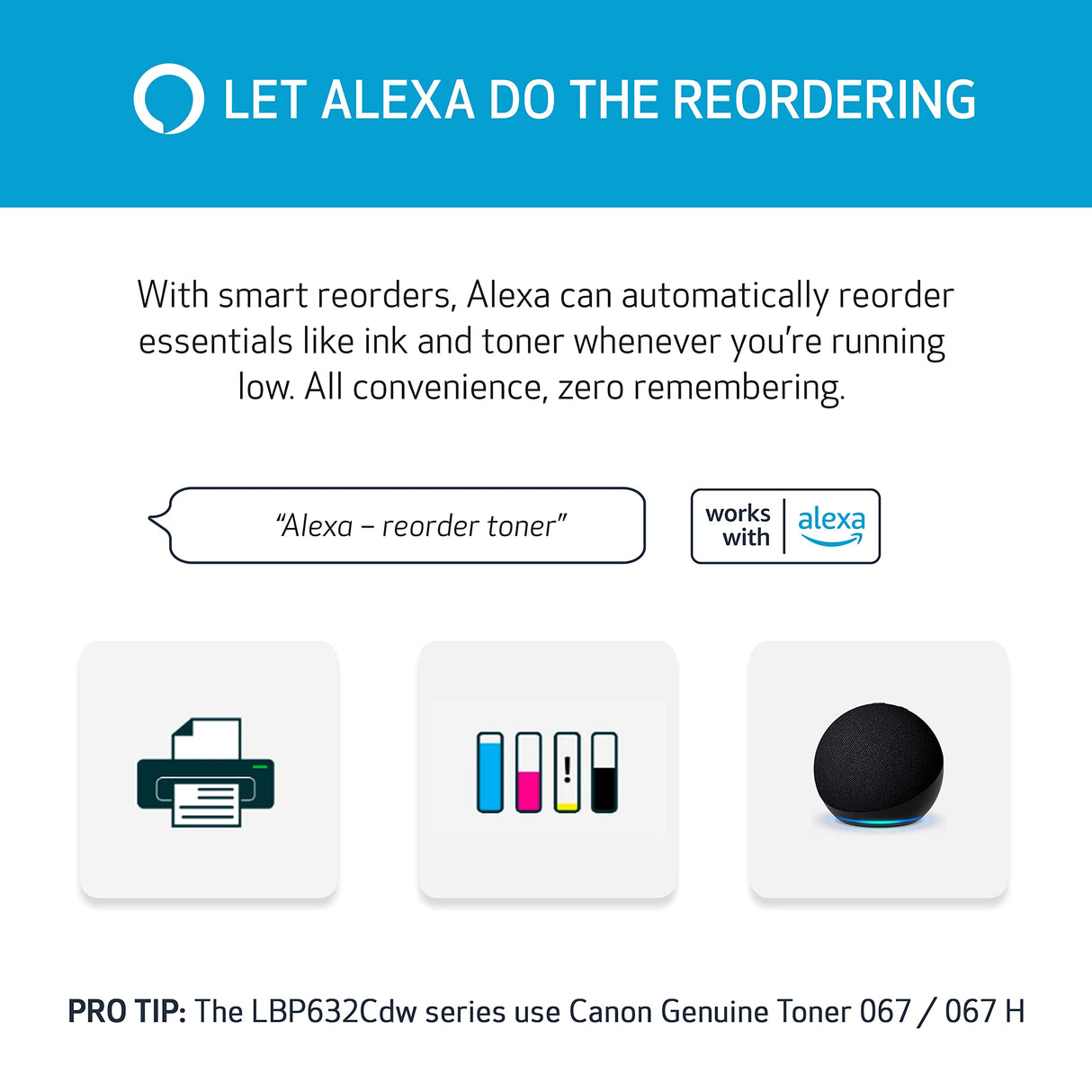 Canon Color imageCLASS LBP632Cdw Wireless Mobile Ready Laser Printer, 22ppm,White Canon