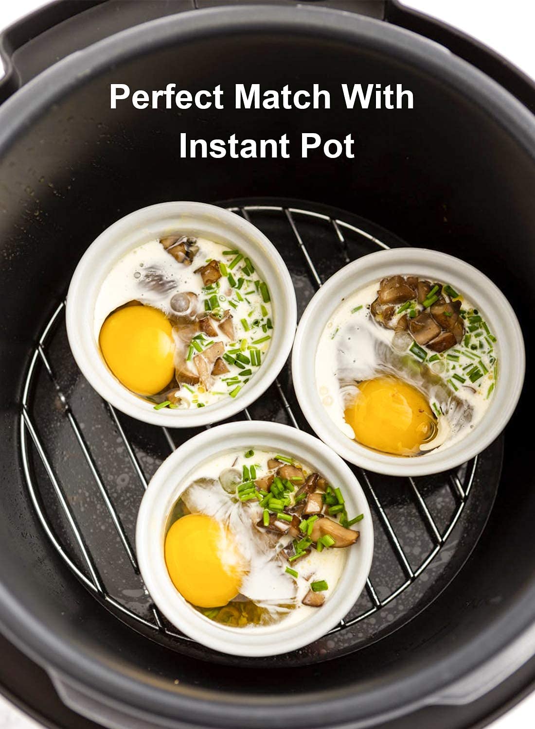 LE TAUCI Ramekins 4 OZ Oven Safe, Creme Brulee Ramekins, Pudding Custard Cups Souffle Ramiken, Dipping Sauce Dishes, Ceramic Ramekin Bowls Set of 6, White LE TAUCI