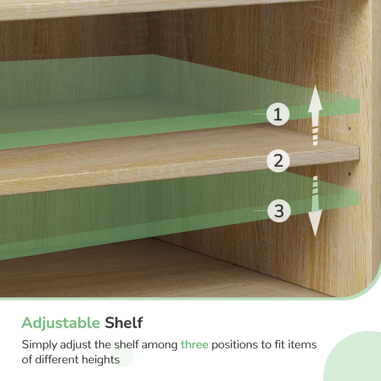 Novilla TV Stand for TV's up to 50 Inches, Television Stands and Shelves Entertainment Center with Storage Cabinets & Open Shelf, White Novilla