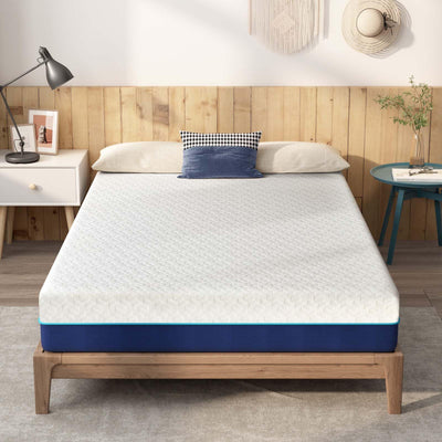 FTOPBTB 8 Inch Full Size Mattress, Cooling Gel Memory Foam Medium Firm Mattress, Breathable Pressure Relief, CertiPUR-US Certified Foam, Mattress-in-a-Box, No Fiberglass (8 Inch, Full)