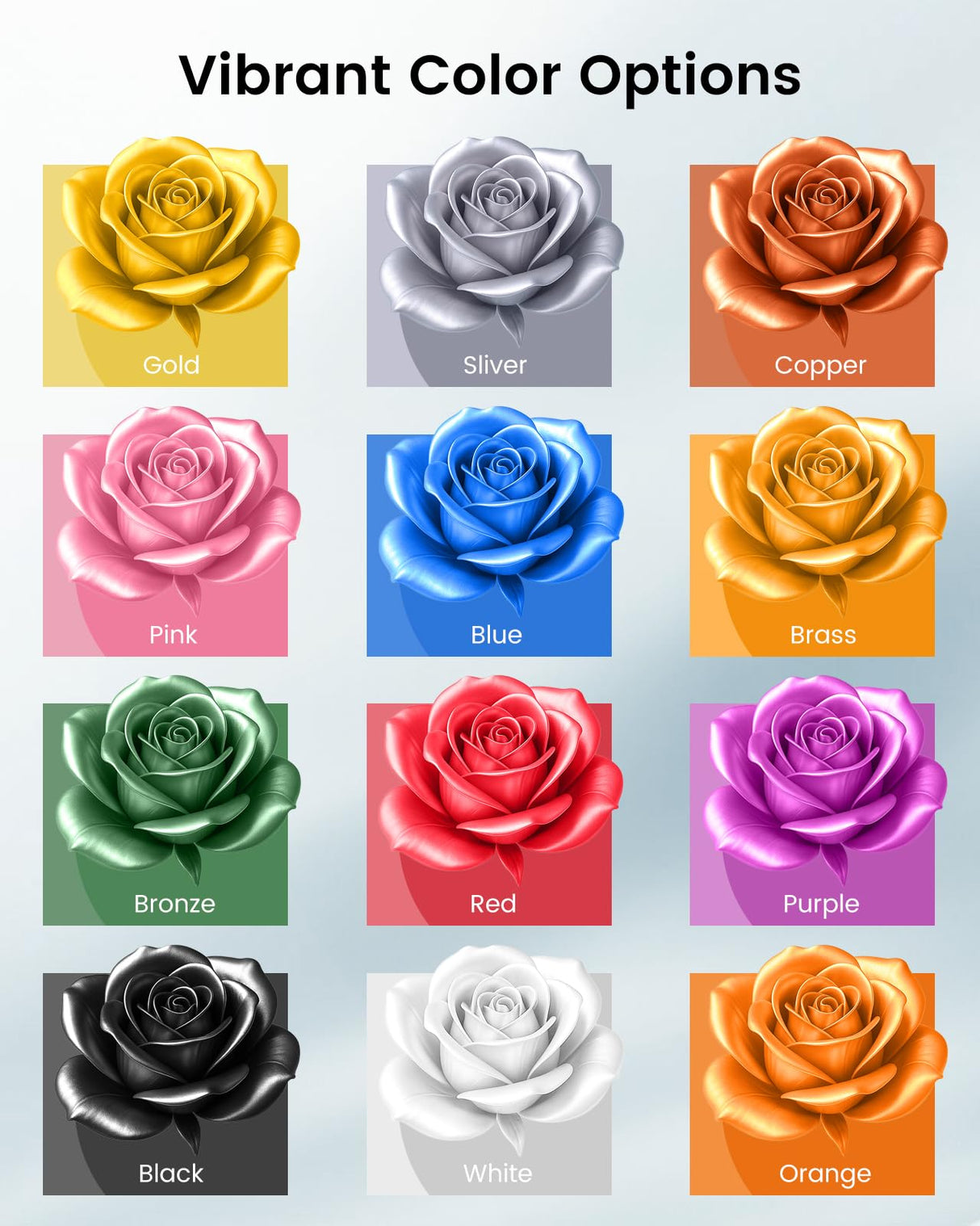 SUNLU Silk PLA+ Filament 1.75mm 2025 Upgrade Spool Compatible with Bambulab Refill Filament, 1kg(2.2lbs) PLA 3D Printer Filament, 1.75mm Dimensional Accuracy +/- 0.02mm, Silver YOOPAI