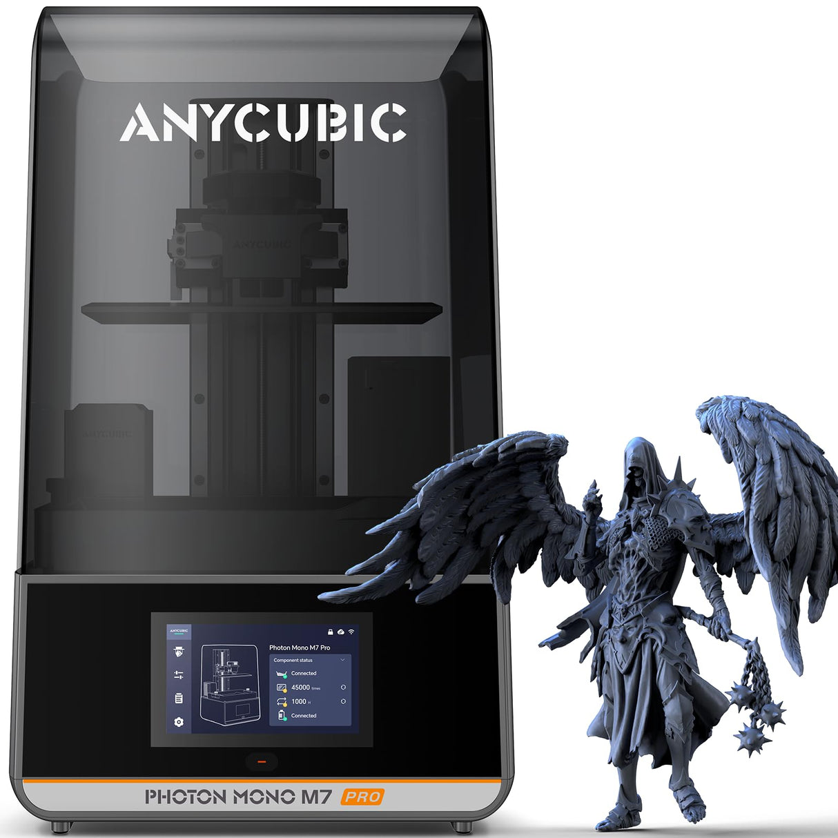 ANYCUBIC 14K Resin 3D Printer Photon Mono M7 Pro with COB LighTurbo 3.0, 170mm/h Ultra High Speed& 10.1'' Mono LCD, Heating Temperature Control, Printing Size of 8.78''x4.95''x9.05'' ANYCUBIC
