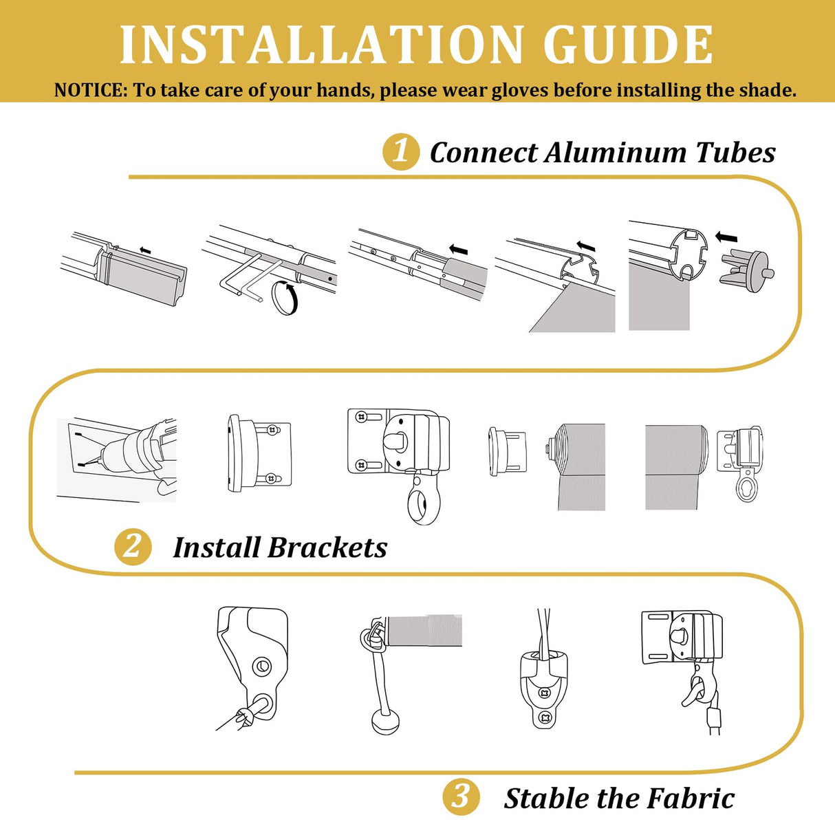 Shade&Beyond Outdoor Roller Shades 8' W x 8' H Patio Roll Up Blinds 220GSM Shade Cloth Roll for Porch Gazebo Pergola Balcony Backyard, Spliced of Two Sections, Mocha Shade&Beyond
