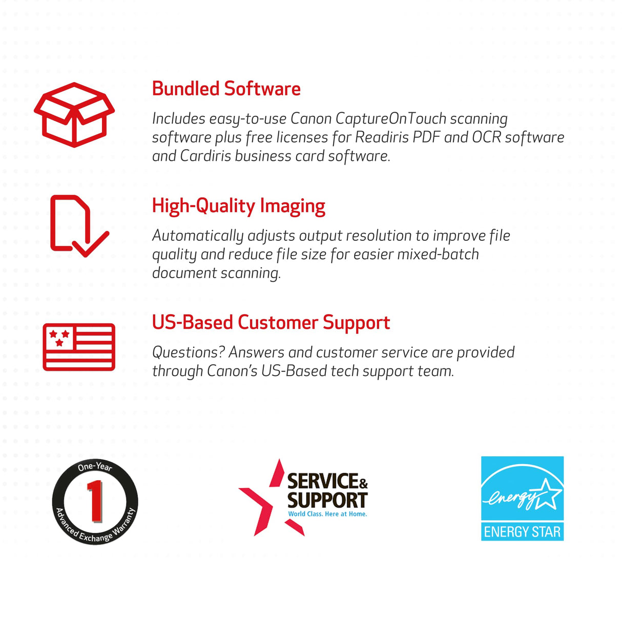 Canon imageFORMULA R40 - Office Document Scanner, Windows and Mac, Duplex Scanning, Easy Setup, Scans a Wide Variety of Documents, Scans to Cloud Canon