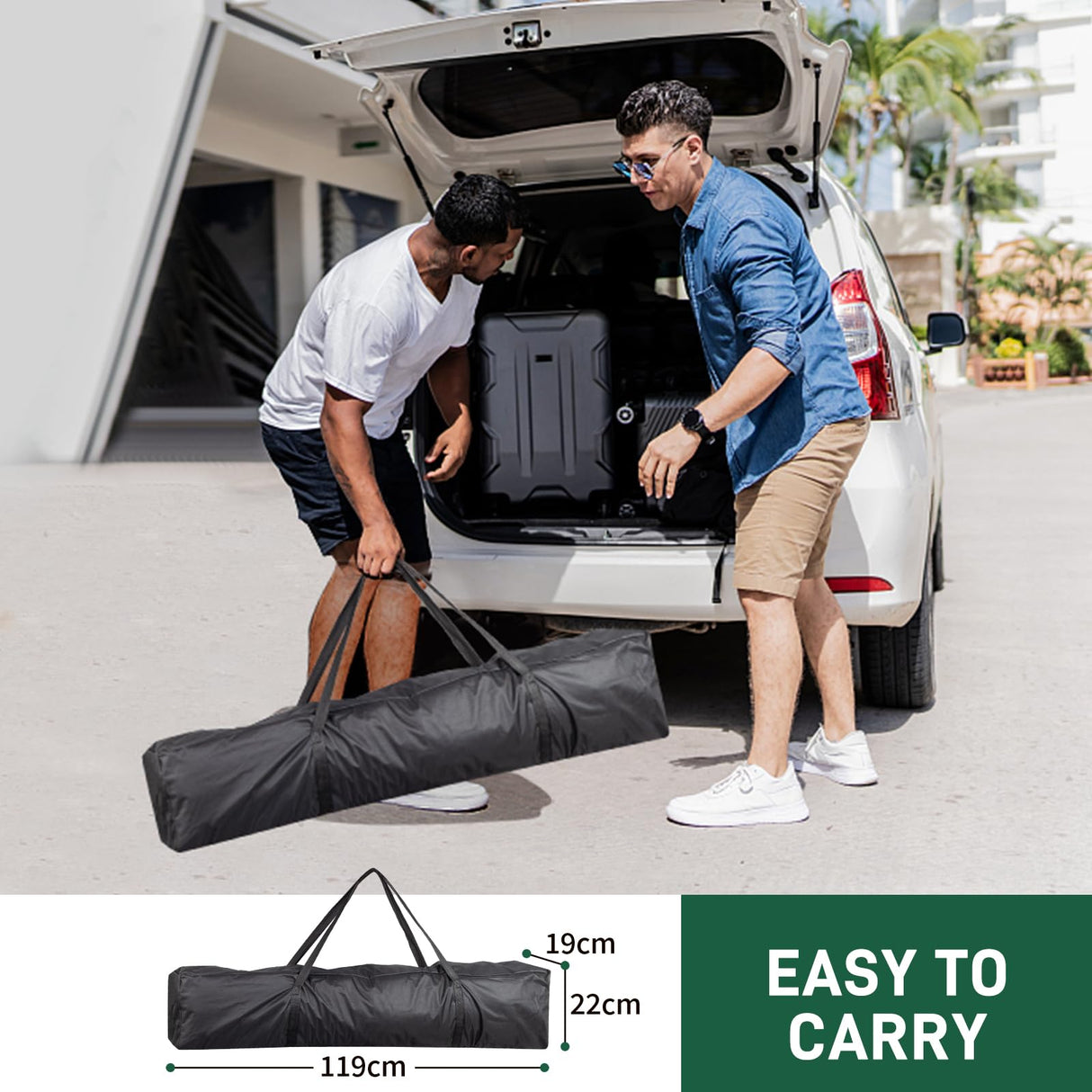 Outvita 10x10ft Ez Pop Up Canopy, Portable Instant Canopy Tent with 4 SideWalls for Outdoor Events, Party, Wedding, Birthday,Graduation Outvita