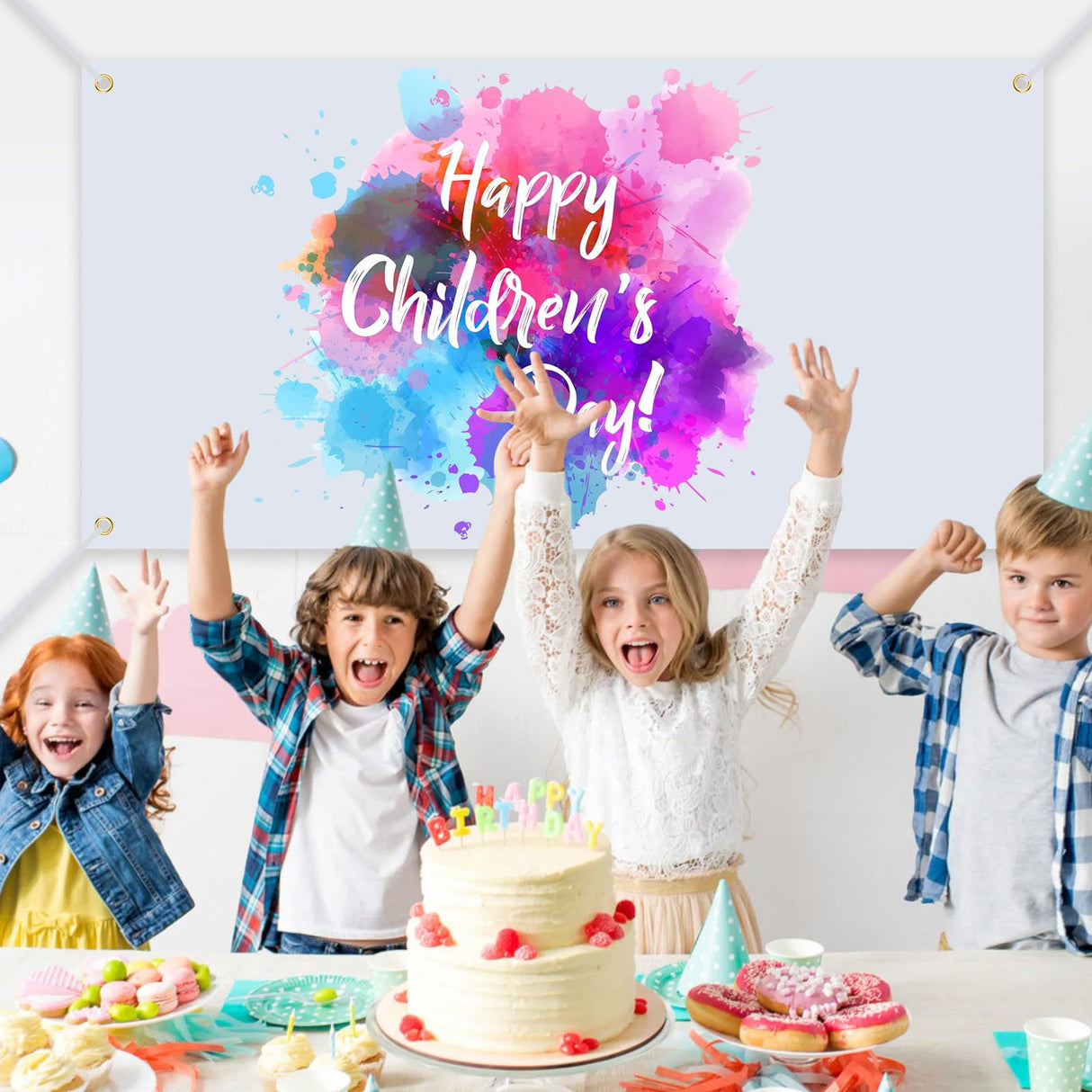 Blank Banners Sign to Decorate, 2 Pcs Large Blank Vinyl Banner Signs with Hanging Ropes, DIY Blank Sublimation Vinyl Banners for Christmas, School, Birthday, Party Indoor Outdoor Decor (2 X 4 Ft) GCTWFYK