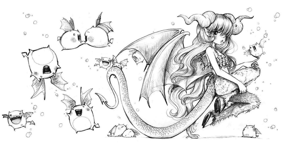 Pop Manga Cute and Creepy Coloring Book Watson-Guptill