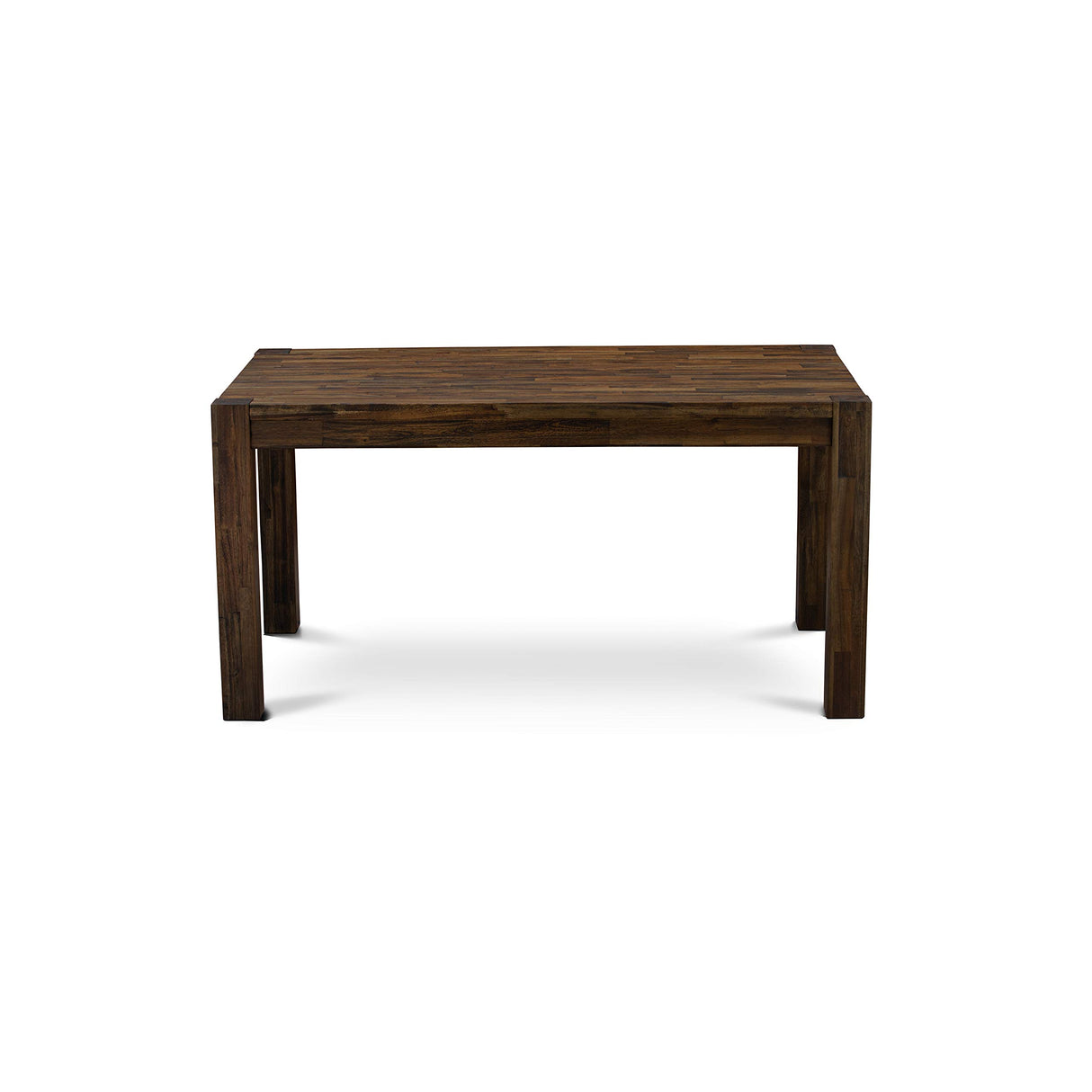 East West Furniture CN6-07-T Celina Dining Room Table - Rectangle Rustic Farmhouse Table , 36x60 Inch, Jacobean East West Furniture