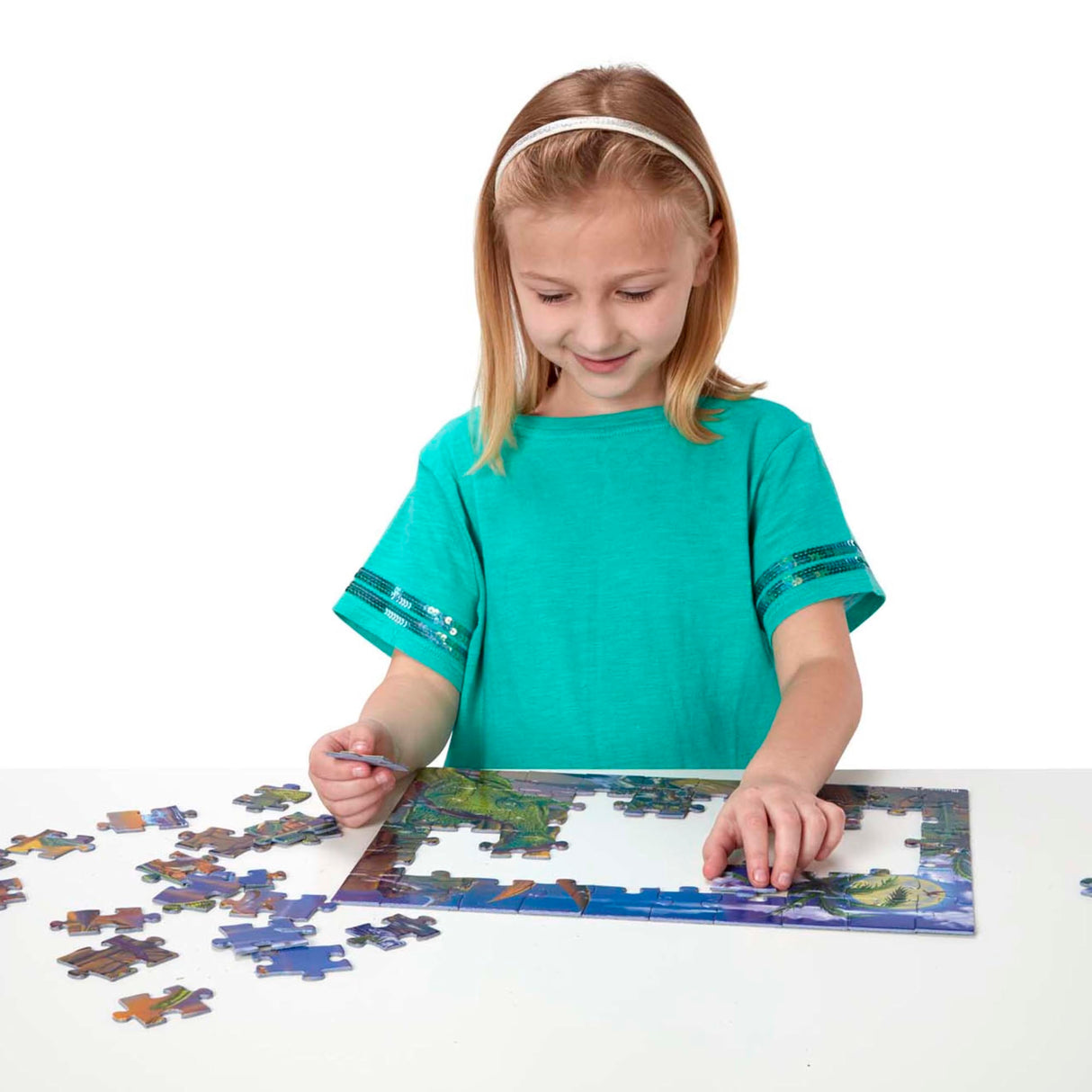 Melissa & Doug Land of Dinosaurs Jigsaw Puzzle (60 pcs) - FSC-Certified Materials Melissa & Doug
