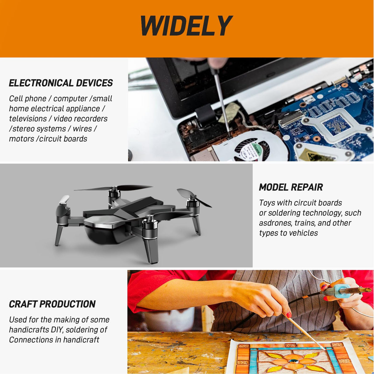 TOWOT 63-37 High Purity Tin Lead Rosin Core Solder Wire for Electrical Soldering, Content 1.8% Solder flux (1.0mm, 50g) TOWOT