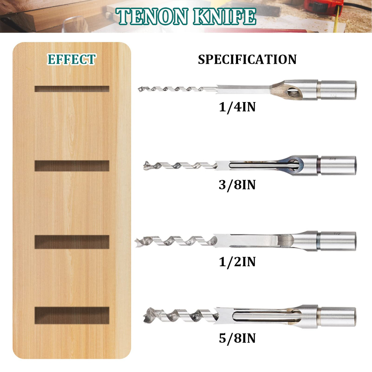 YUCHENGTECH Bench Drill Locator Set Woodworking Bench Mortiser Square Hole Chisel Drilling Machine Mortising Bench Drill Tool for Mortising Chisels YUCHENGTECH