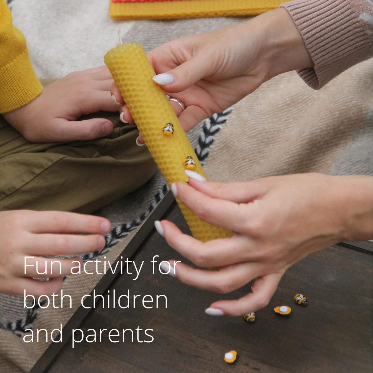 CraftersAvenue Beeswax Candle Making Kit - 16 Beeswax Sheets for Candle Making - Size 5 x 8 in - Make Your Own Rolled Candle - Candle Making Supplies - Beeswax Candle Making Set, yellow (16PBS) CraftersAvenue