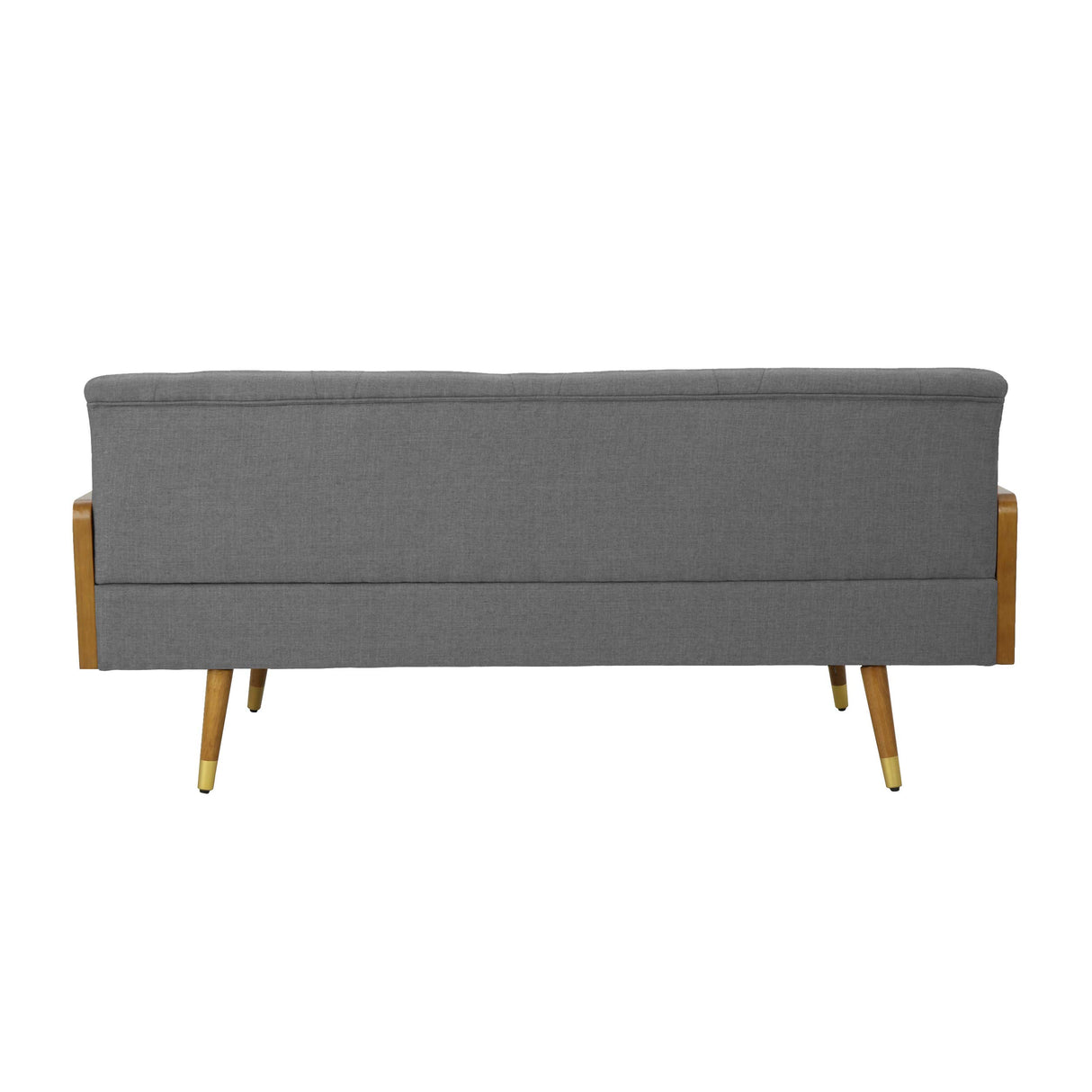 Christopher Knight Home GDFStudio Christopher Knight Home Aidan Mid Century Modern Tufted Fabric Sofa, Gray Christopher Knight Home