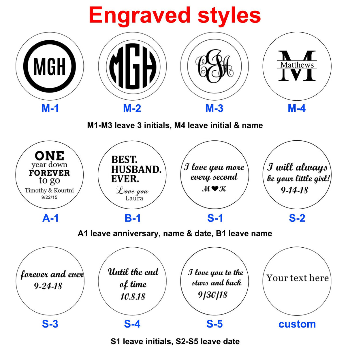 KOSTING Personalized Wood Watches - Engraved Wood Men Watch Black Leather Band Boyfriend Husband Christmas Gifts KOSTING