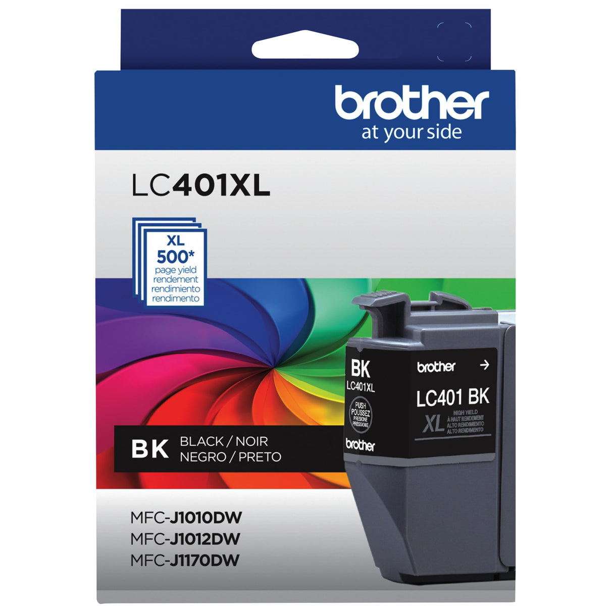 Brother Genuine LC401XLBK High Yield Black Ink Cartridge Brother