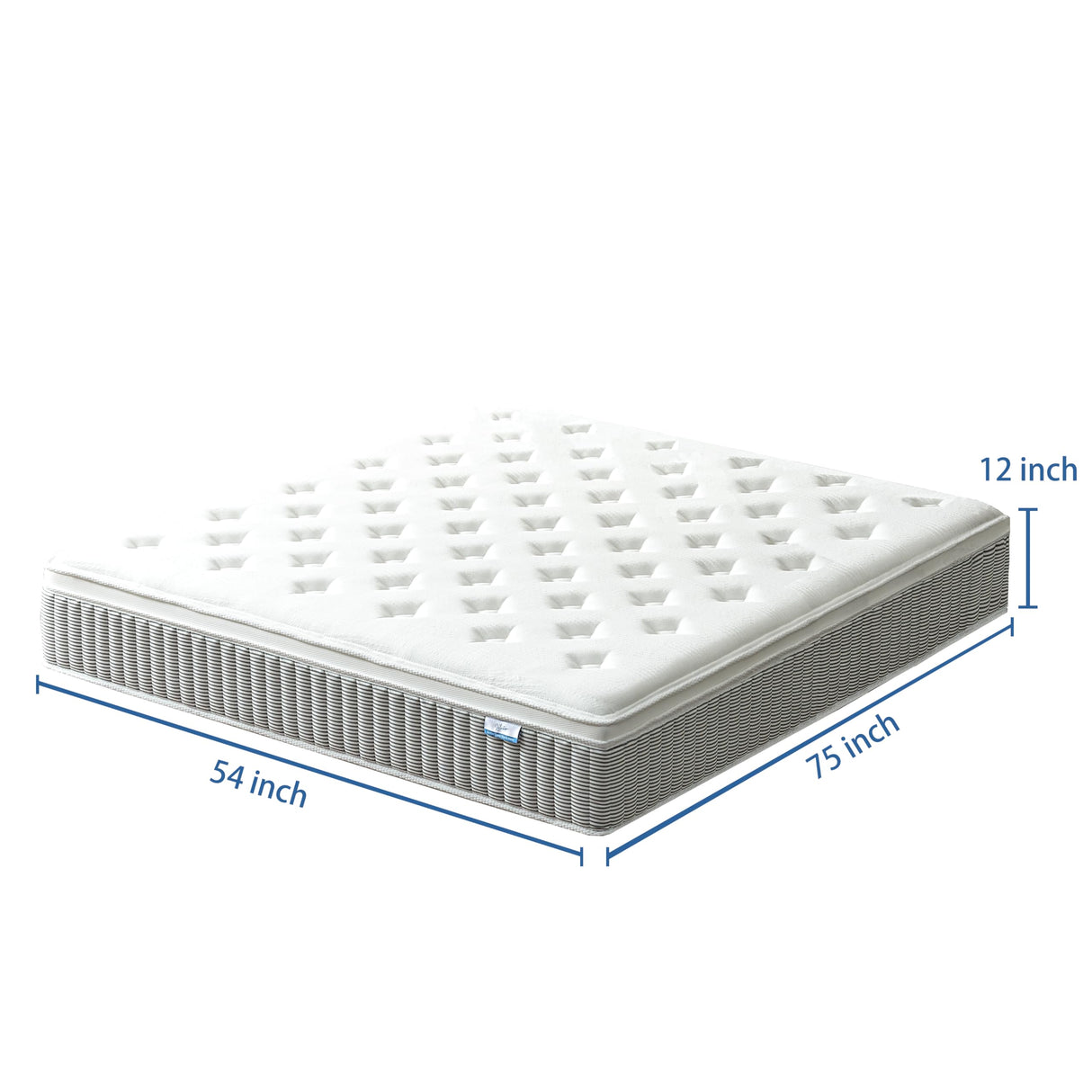 Volantica Full Size Mattress, 12 Inch Memory Foam Hybrid Mattress in a Box with Pocket Springs for Motion Isolation, Pressure Relief, Medium Firm, CertiPUR-US Volantica