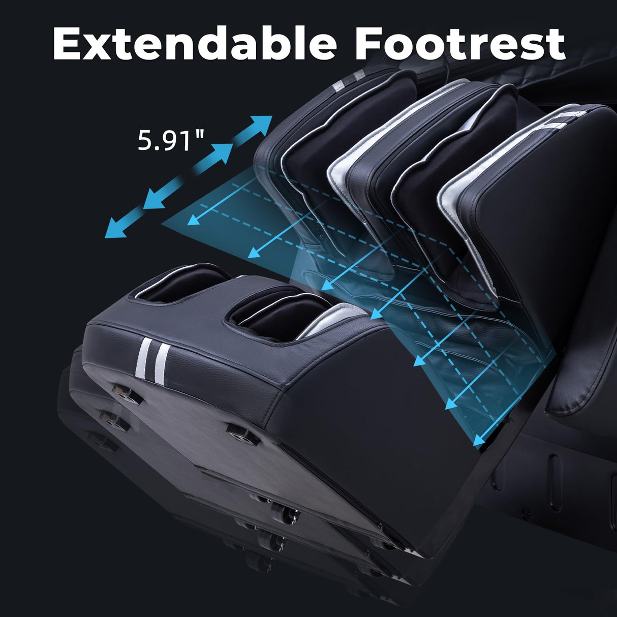 MassaMAX 4D Full Body Massage Chair with Zero Gravity, Extendable Footrest, SL Track, 15 Modes, AI Voice Control, Yoga Stretch, Foot Rollers, and Waist & Calves Heating Comfort with Cover (Black) MassaMAX