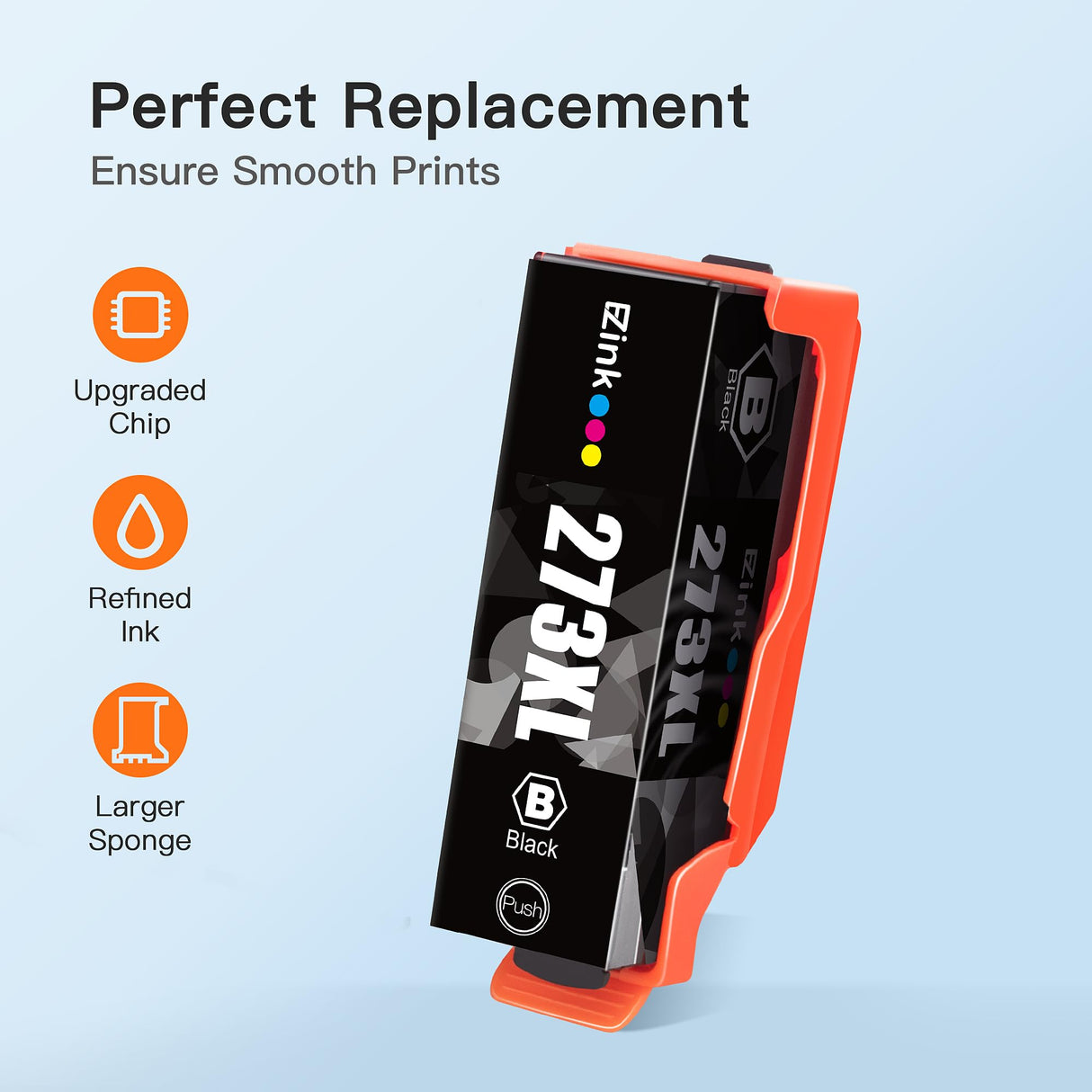 E-Z Ink (Remanufactured 273 Ink Cartridge Replacement for Epson 273xl T273XL to use with XP-520 XP-600 XP-610 XP-620 XP-800 XP-810 XP-820 (5 Pack-Black, Cyan, Magenta, Yellow, Photo Black) E-Z Ink