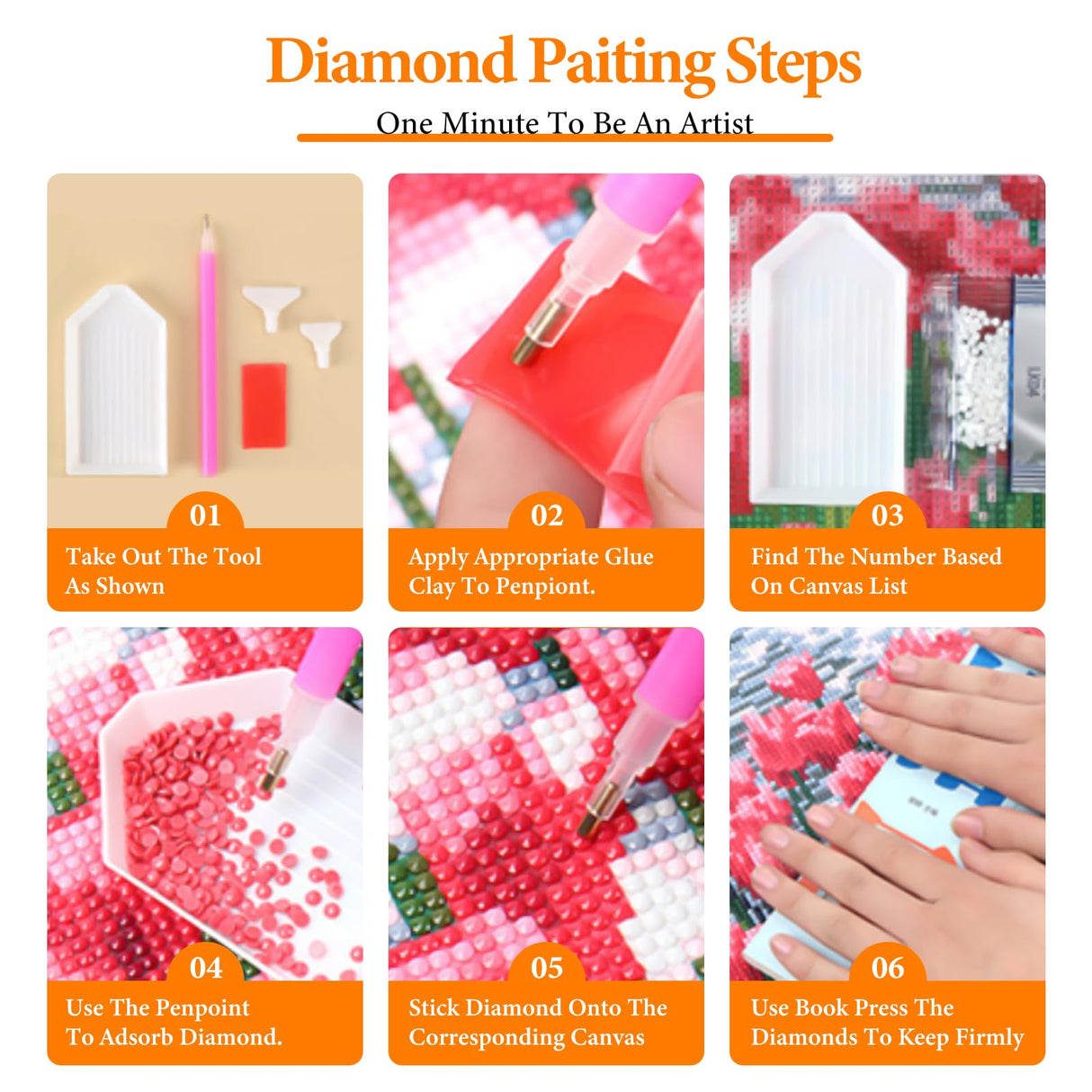 Offito Rainbow Sunset Diamond Art Kits for Adults, Forest Deer Diamond Painting Kits for Beginners, Fantasy Landscape DIY Full Drill Dots Gem Art Paint for Home Wall Decor 12 x 16 Inch Offito
