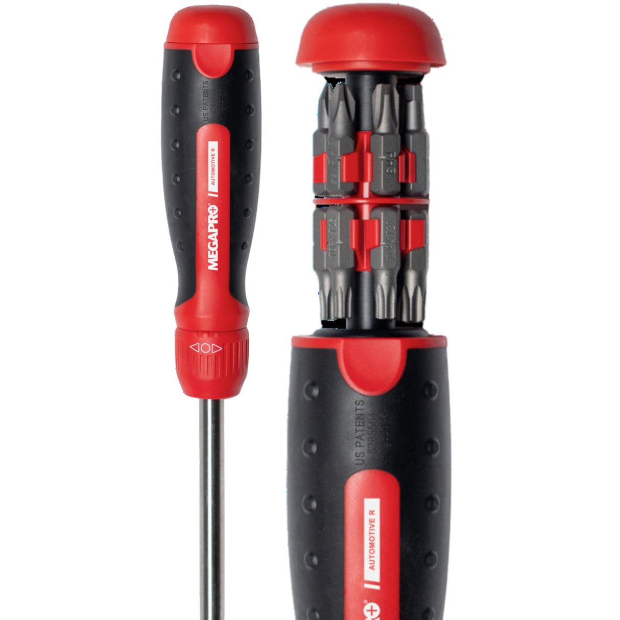 MegaPro 211R1C36RD 1" 13-In-1 Ratcheting Automotive Driver Bits in Red Megapro