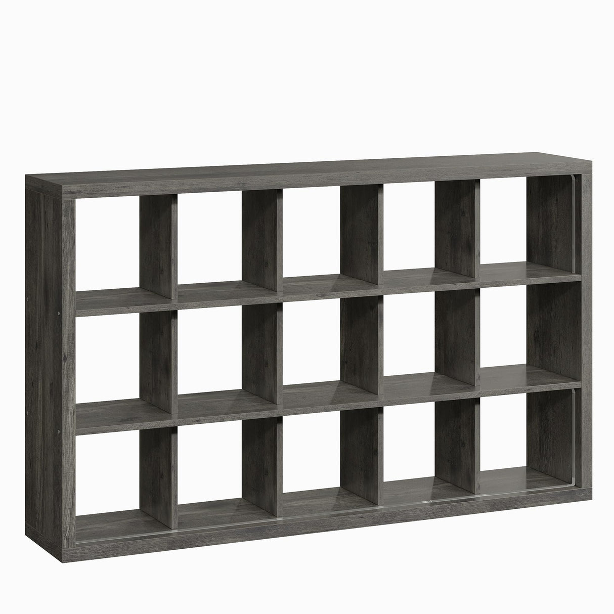 IRONCK 15 Cube Bookcase Storage Shelf Organizer with LED Lights, 5 Tier Bookshelves and Bookcases Display Shelves, Horizontally or Vertically Use, Charcoal Grey IRONCK