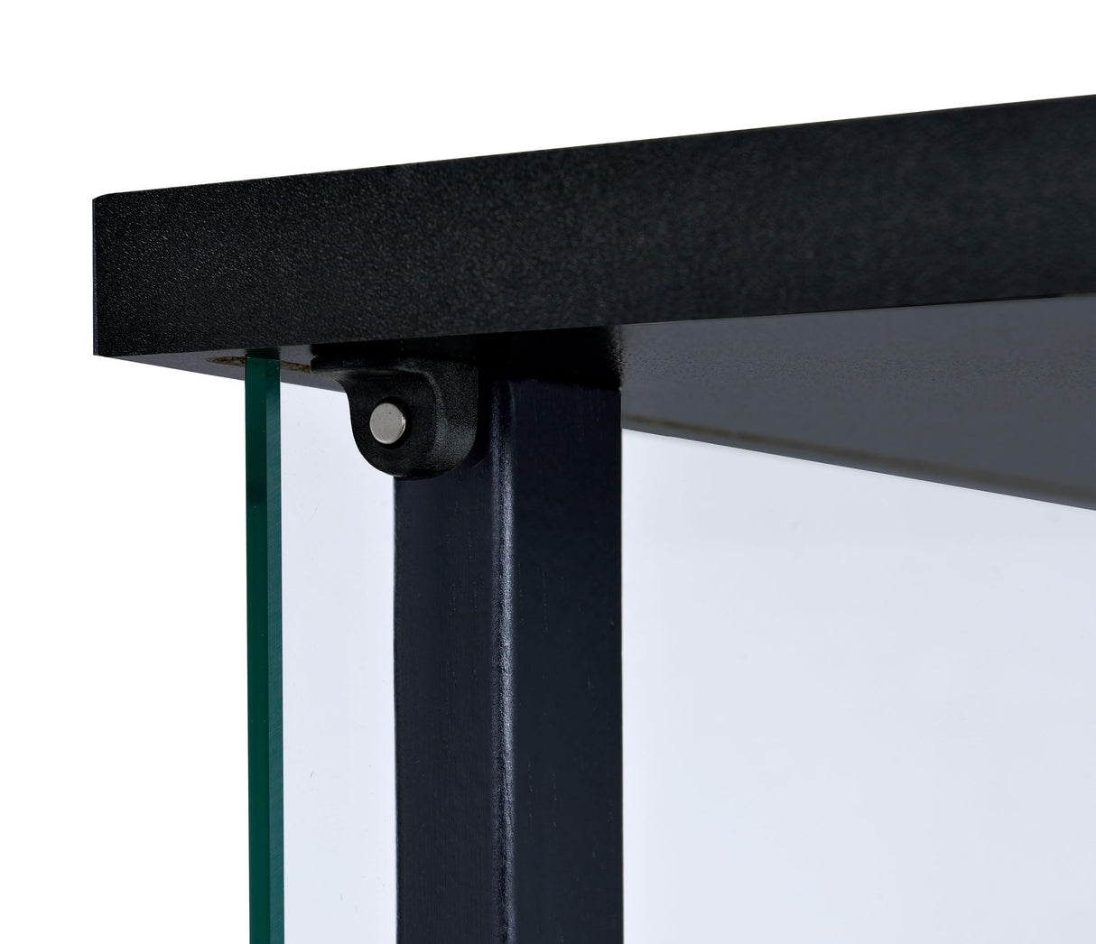 Coaster Home Furnishings Cyclamen 34-inch 3-Tier Clear Tempered Glass Curio Cabinet Display Case with Shelving Black 950179 Coaster Fine Furniture